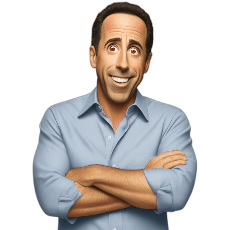 jerry seinfeld saying what’s the deal emoji