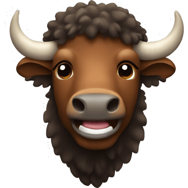 bison big smile emoji