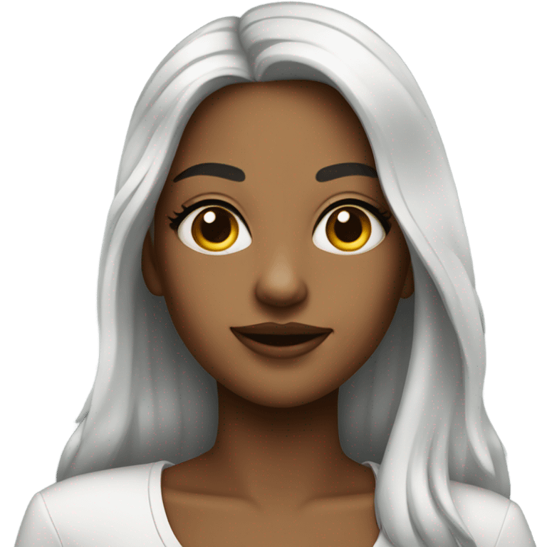 a cool, rich, savage girl emoji