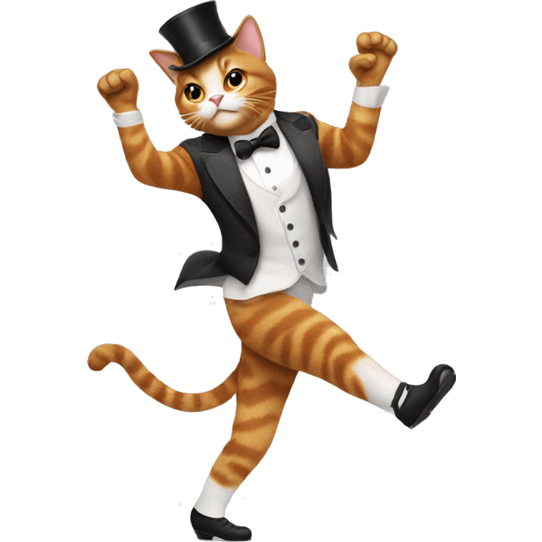 cat tap dancing emoji