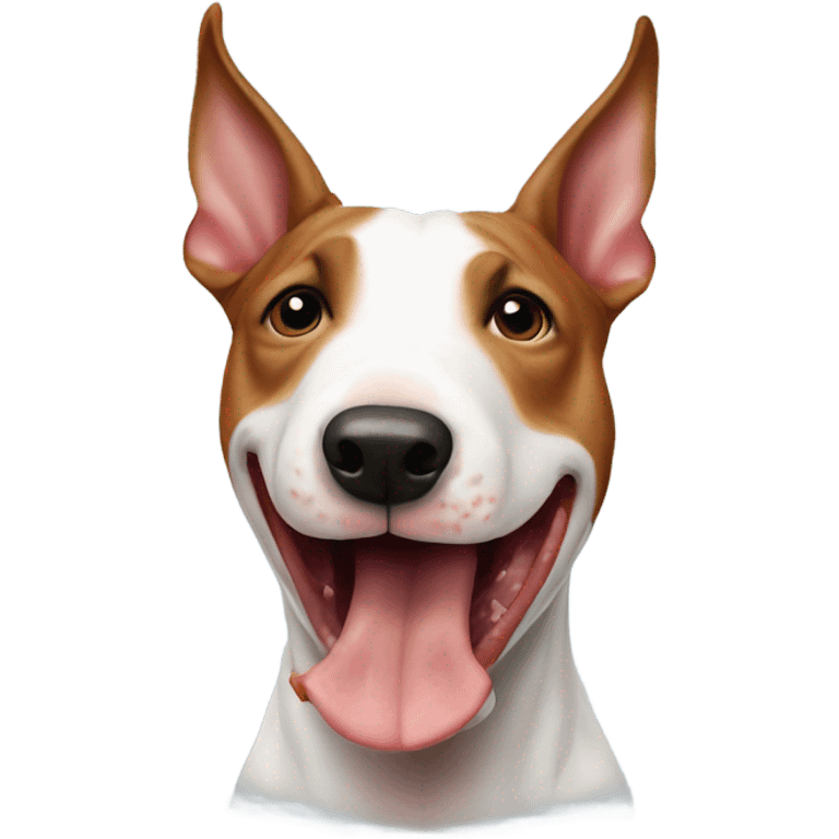 Bull terrier bacon  emoji