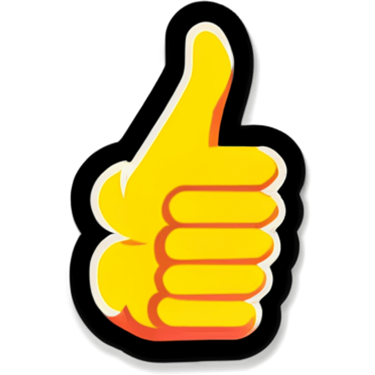 Sexy thumbs up emoji