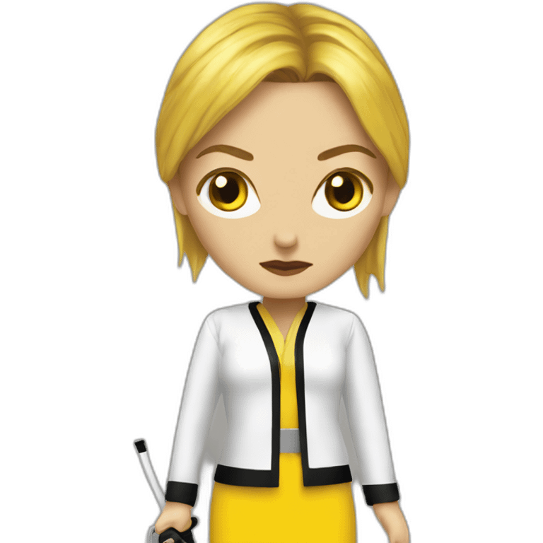 uma thurman, kill bill emoji