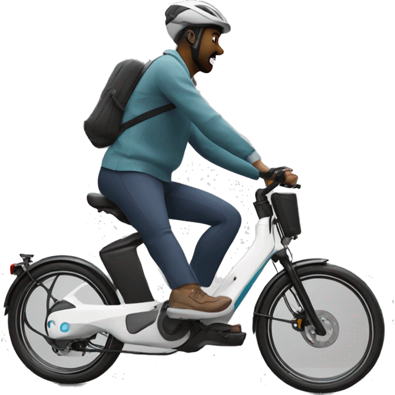 ebike moving fast emoji