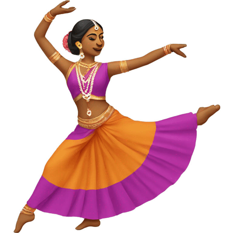 Indian classical dance  emoji