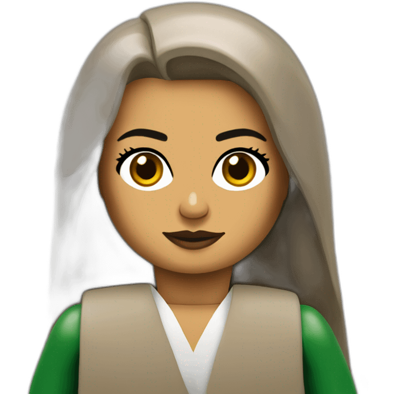 Lego Saudi woman emoji