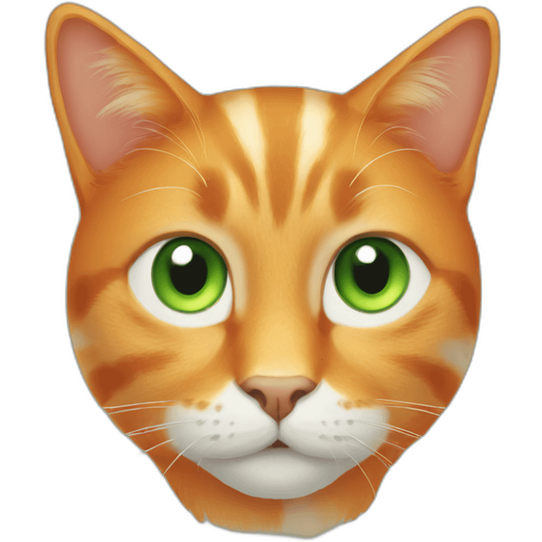 orange-cat-green-eyes emoji