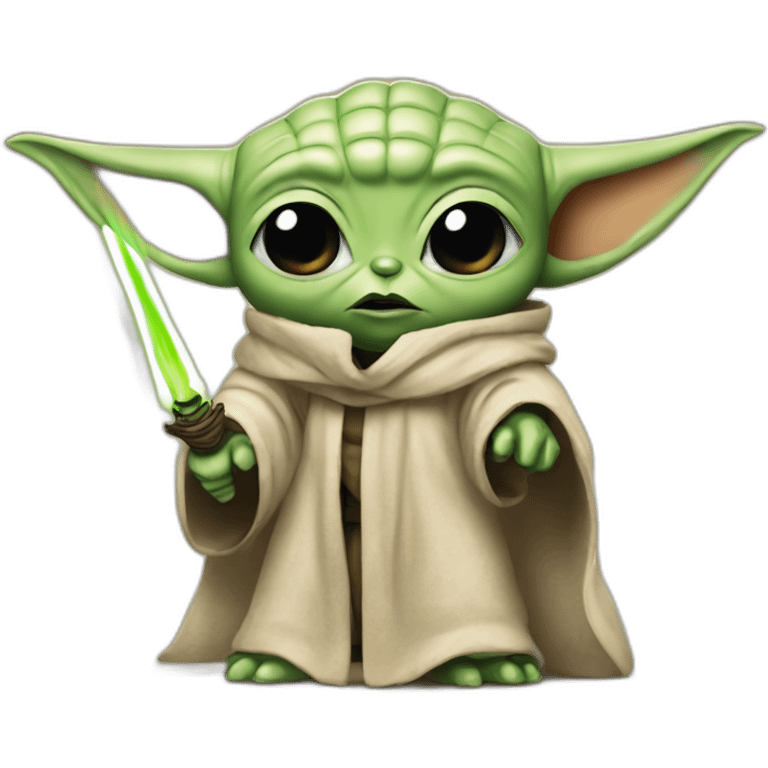 Clitoris fighting yoda emoji