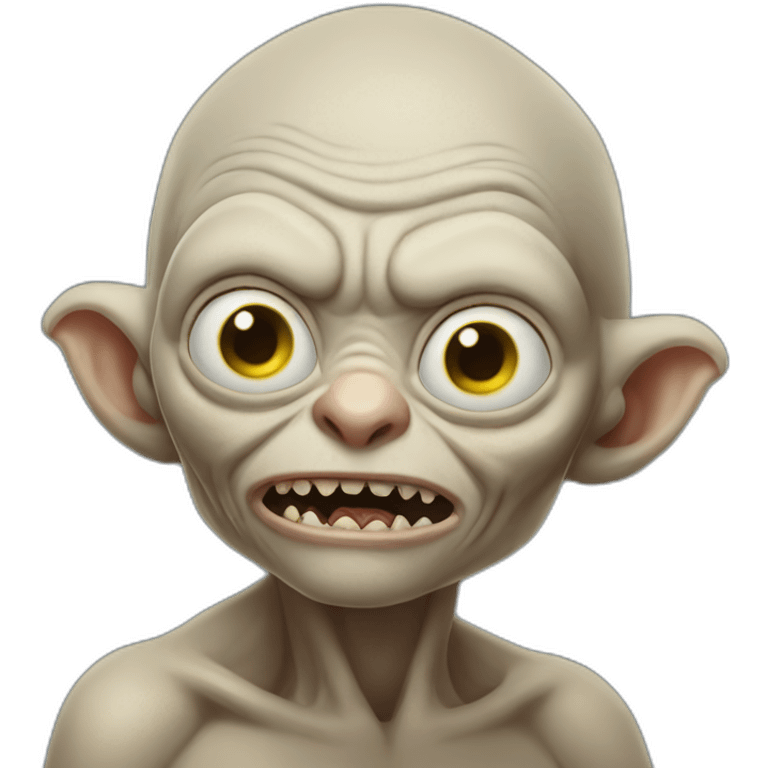 Gollum with eagle emoji