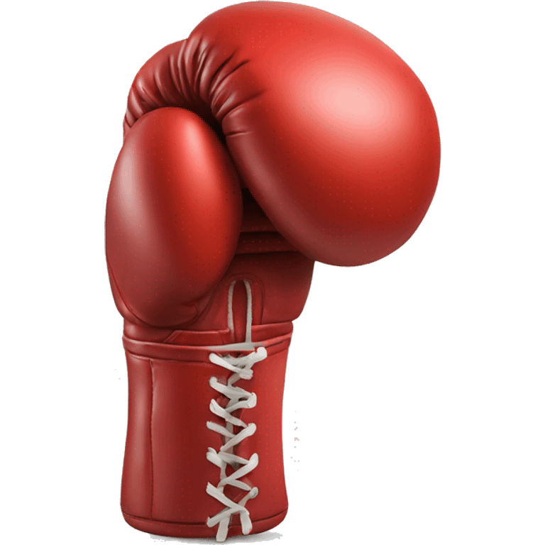 trophy shaped as a boxing glove emoji