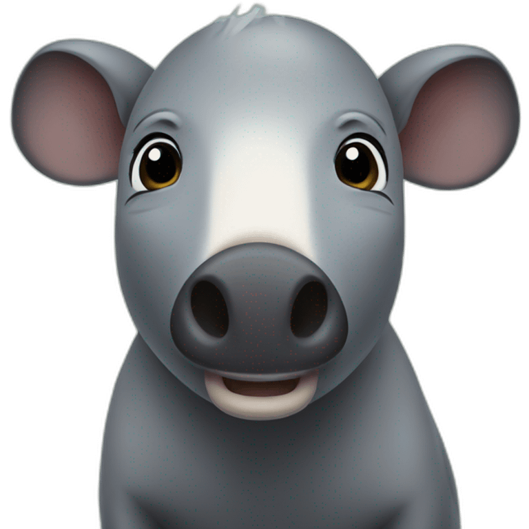 pretty tapir emoji