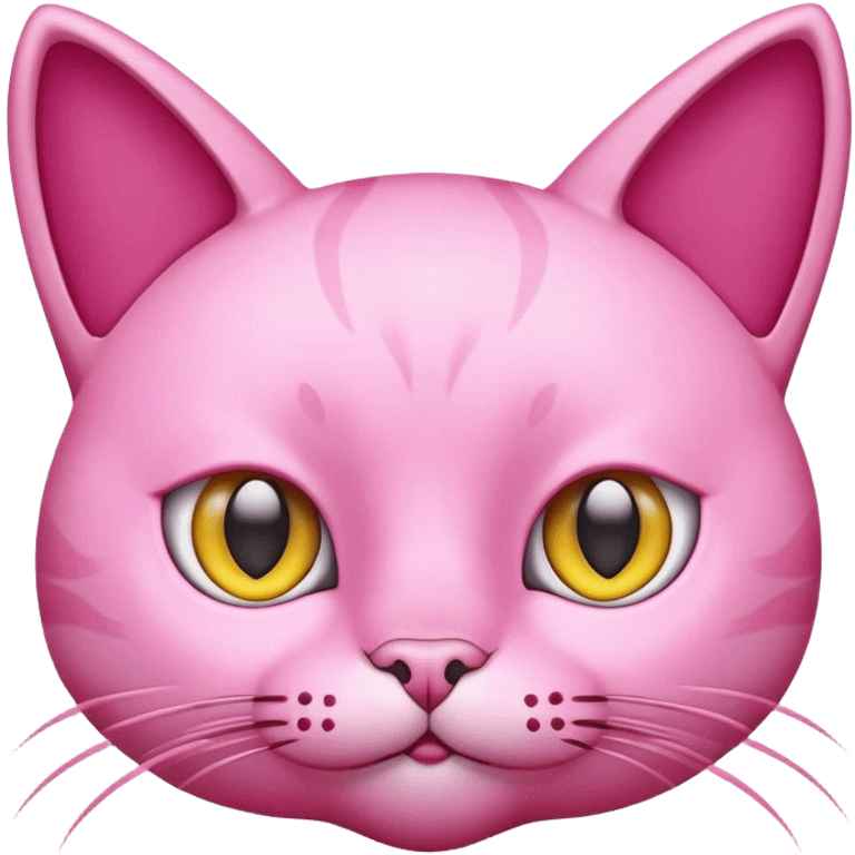 Pink cat emoji