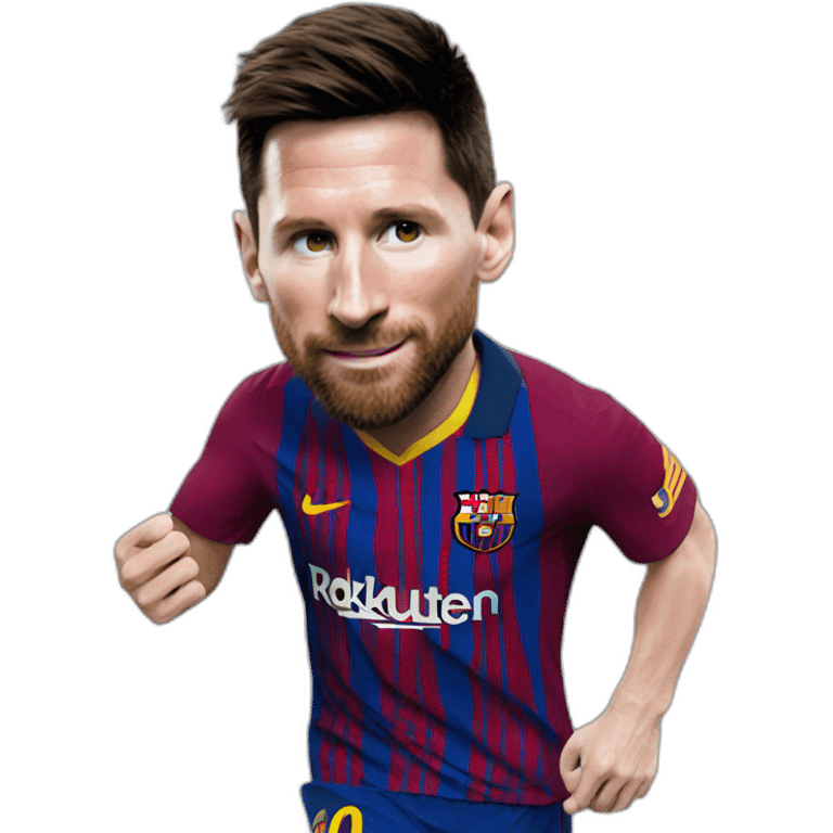 messi abrazando a ronaldo emoji