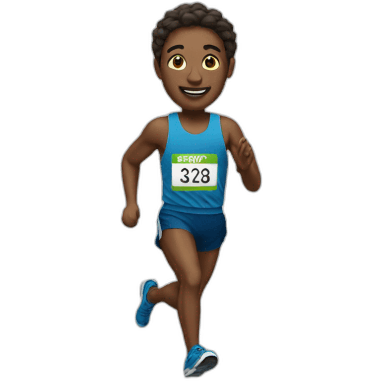 Marathon runner emoji