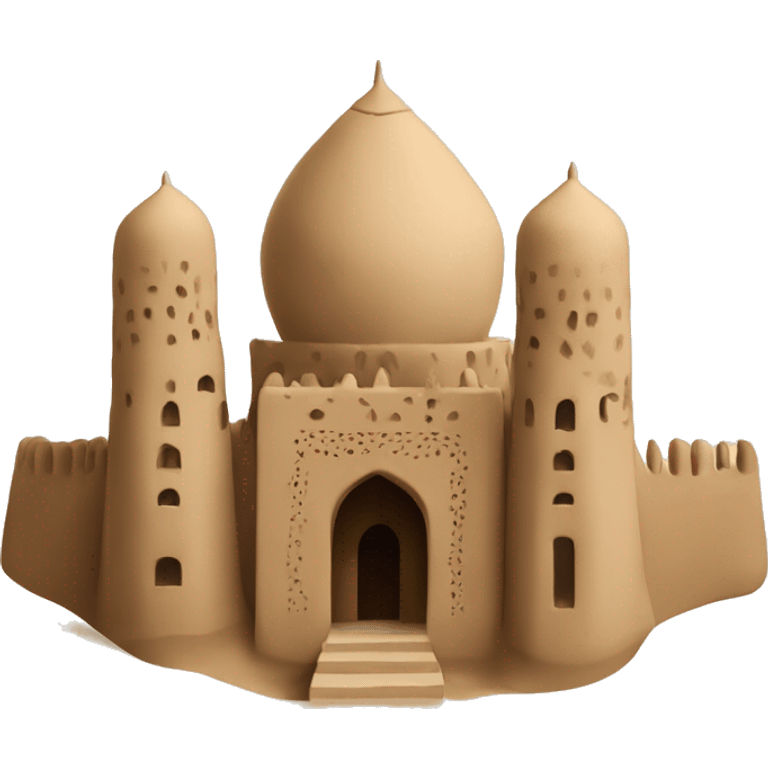 Djenne mud mosque emoji