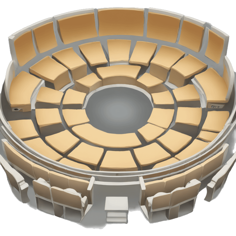 hemicycle with complete interior emoji