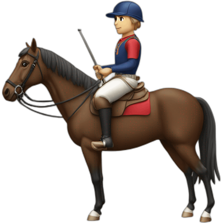 a-polo-player-on-his-horse emoji