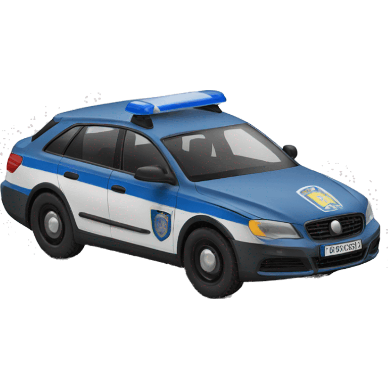 german police car emoji