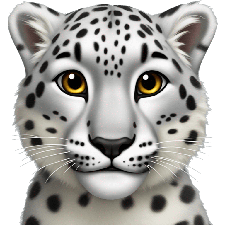 snow leopard emoji