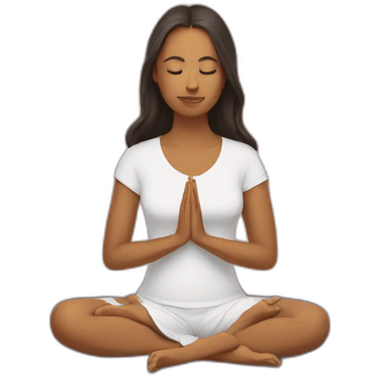 meditation emoji