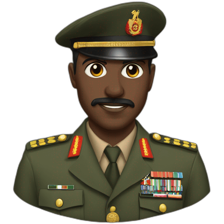 Sudan army general burhan emoji