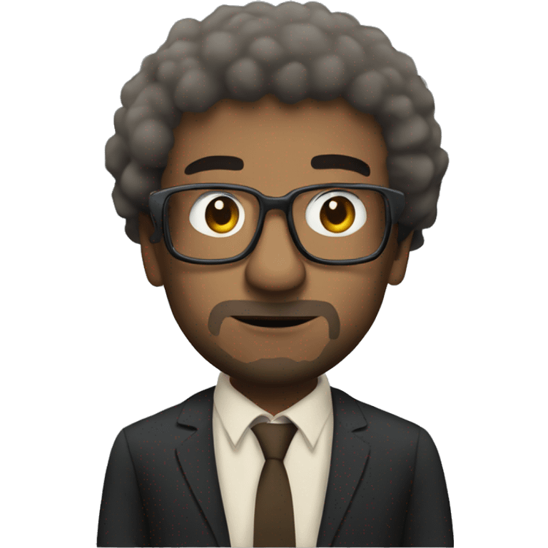 Maurice Moss from the IT Crowd with computer emoji