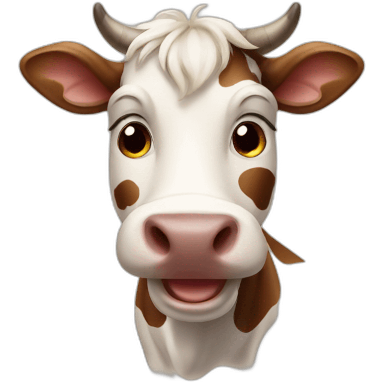 cow Smiling emoji