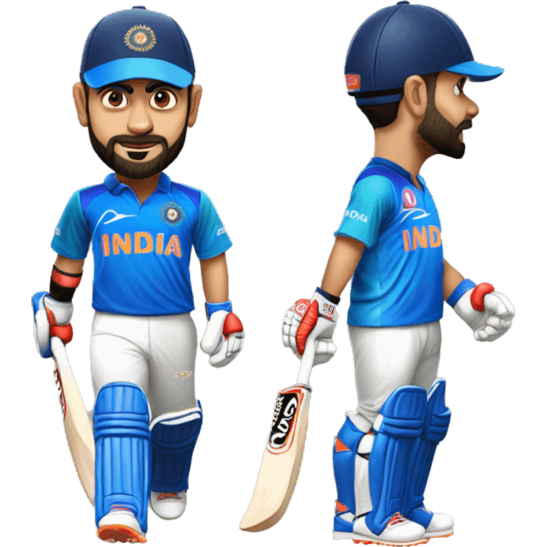 Virat kohli in indian jersey  emoji