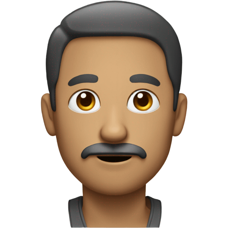 Man with thin Mustache , Right hand emoji