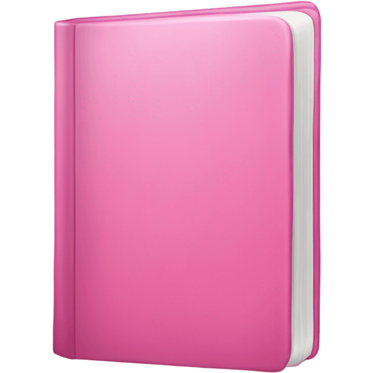 Pink book emoji