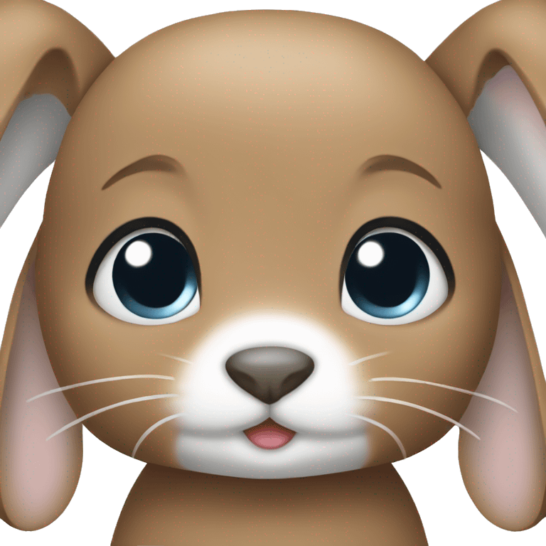 neutral Rabbit brown baby rabbit emoji