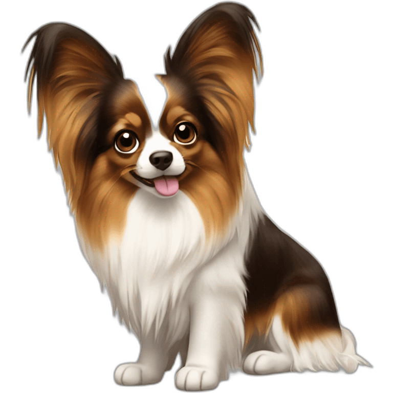 Papillon dog breed emoji