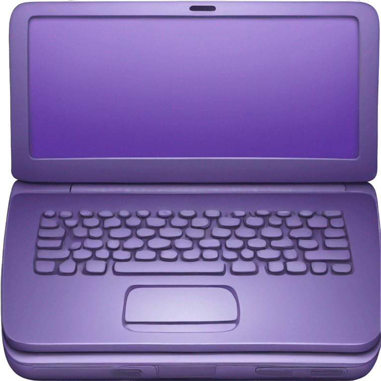 Purple laptop emoji