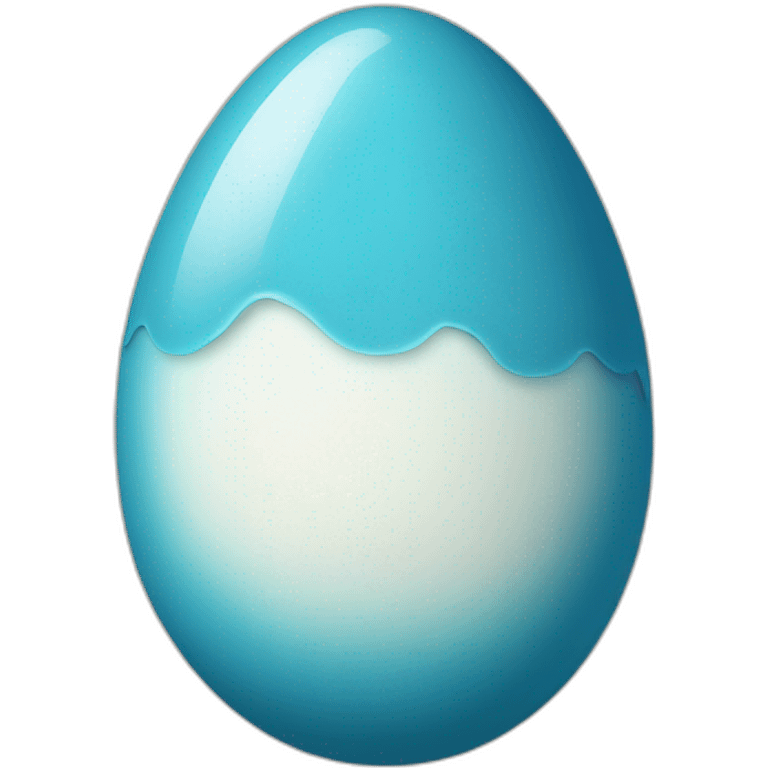 blue egg emoji