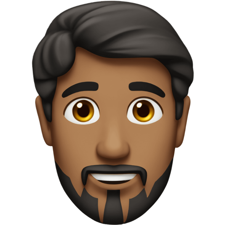 Aladdin with a goatee emoji