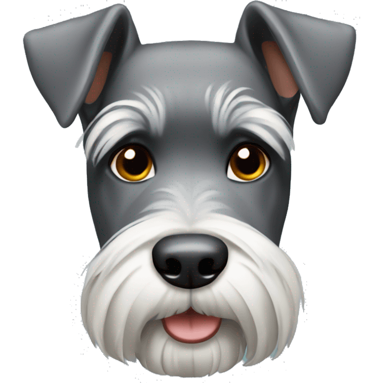 Schnauzer dog emoji