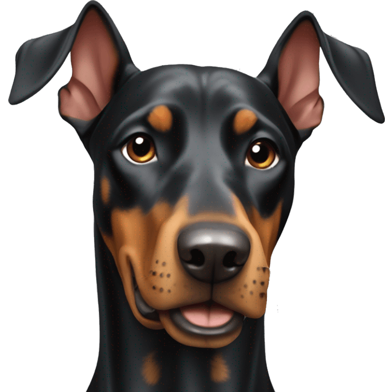 Dobermann dog emoji