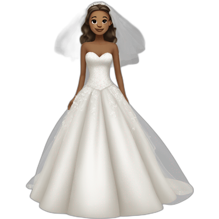 wedding dress emoji