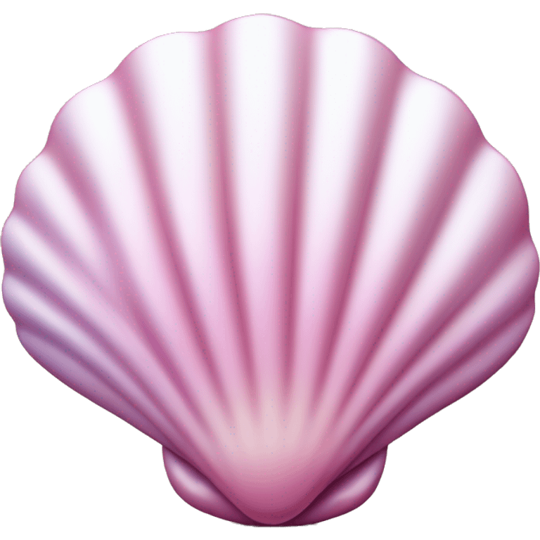 pink shell with pearlescent sheen emoji