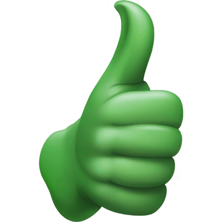 Draw an emoji of a dinosaur hand giving a thumbs up emoji