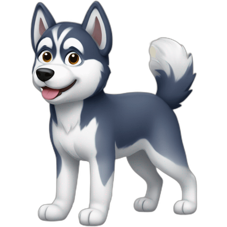 husky emoji