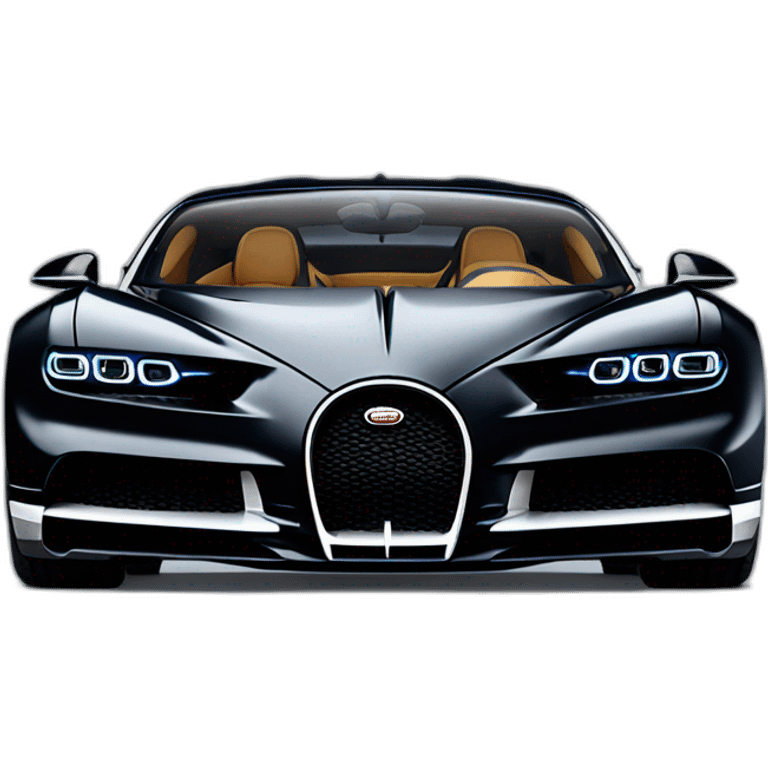 Bugatti Chiron Black emoji