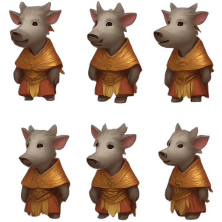 boar priest emoji