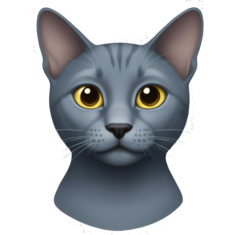 Russian blue cat emoji