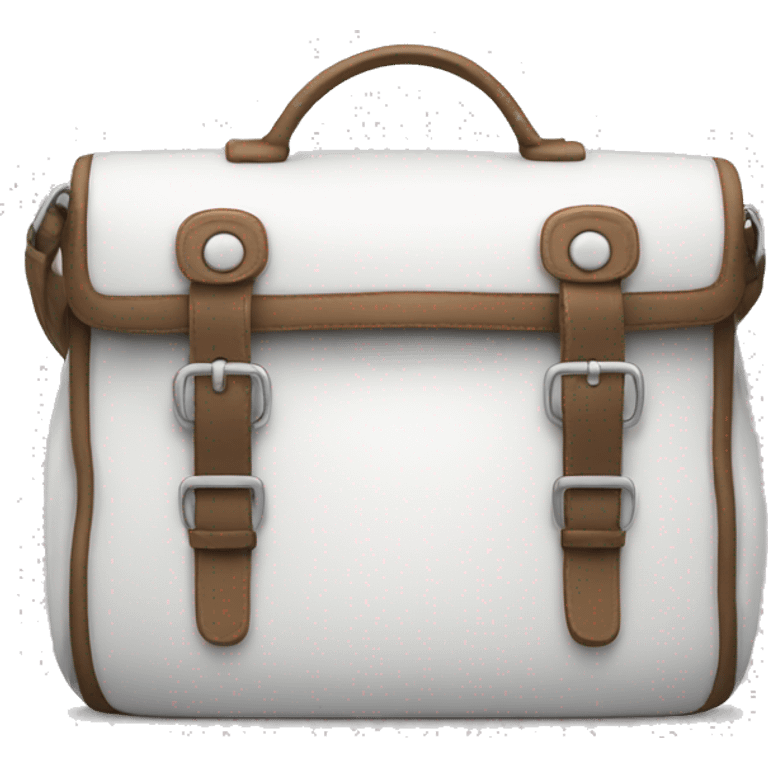 white work bag emoji