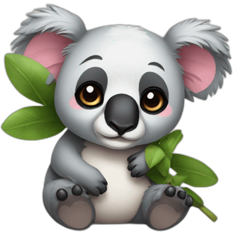 Koala with panda emoji