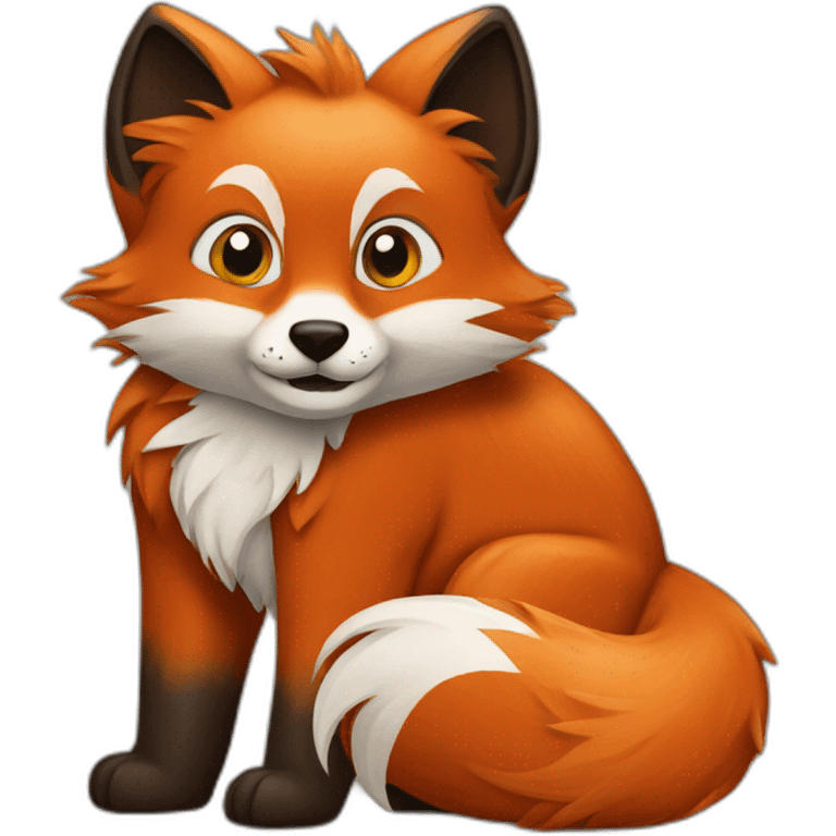 realistic firefox emoji