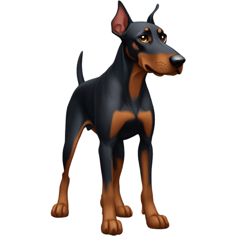 Doberman pincher emoji