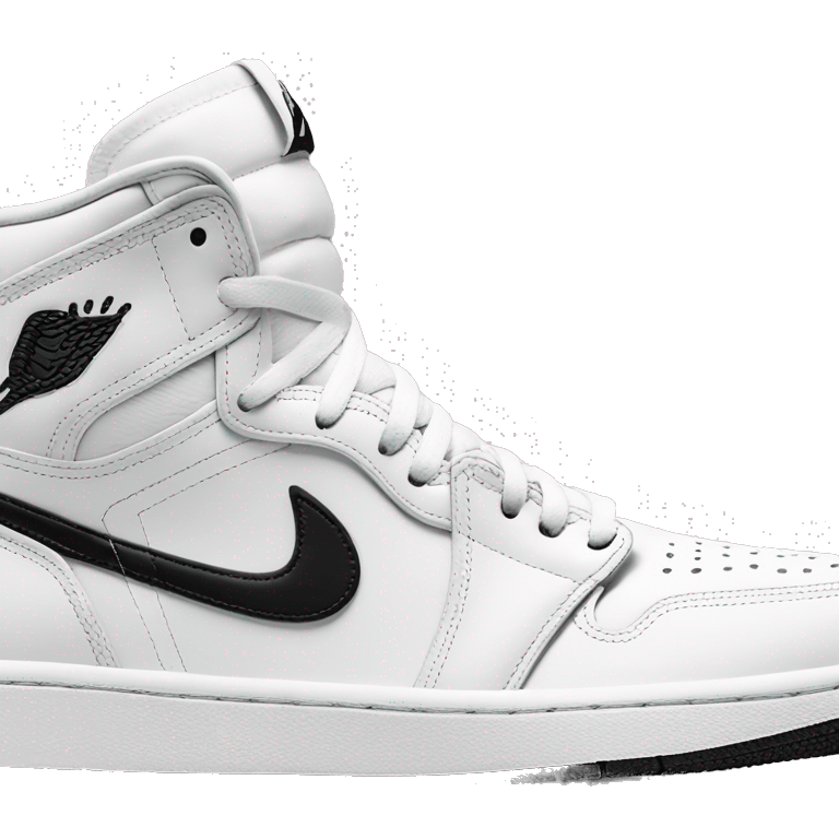 Air jordan 1 blancos emoji