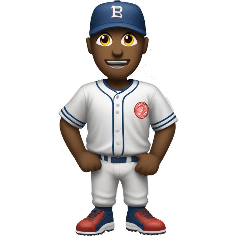 Baseball payer with microphone  emoji